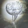 Купить Креманка (шампанница) с резным геометрическим декором, хрусталь, алмазная грань, СССР, 1970-1990 гг.