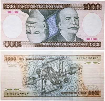 купить Бразилия 1000 крузейро 1981-1986