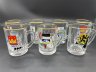 Купить Набор миниатюрных кружек (7 предметов) для дегустации с гербами городов Бельгии, стекло, деколь, золочение, Италия, 1990-2010 гг.