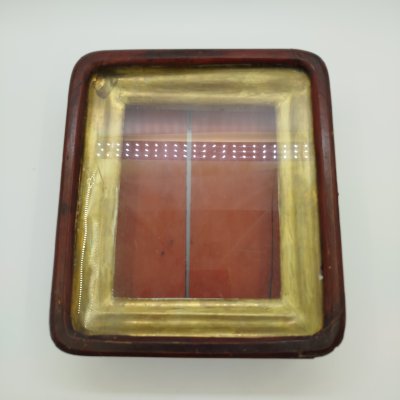 купить Киот, дерево, шпон, стекло, золочение, Российская империя, 1890-1917 гг.