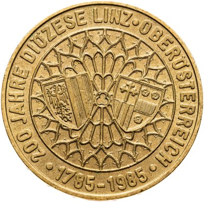 купить Австрия 20 шиллингов 1985 200 лет Епархии в Линце