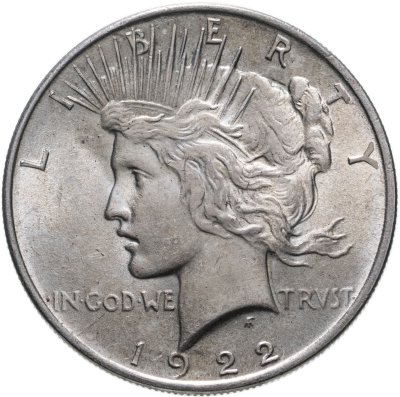 купить США 1 доллар 1922, без обозначения монетного двора