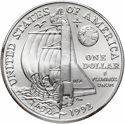 купить США 1 доллар 1992 Пятисотлетие Колумба