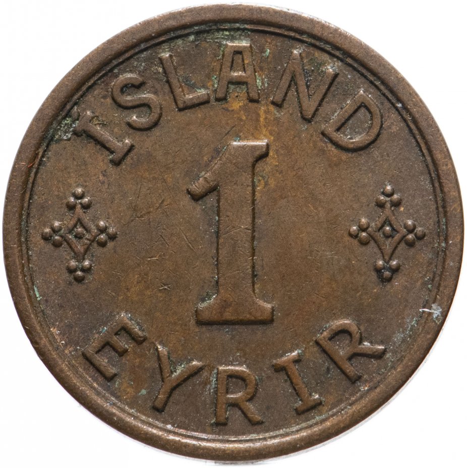купить Исландия 1 эйре 1940 год