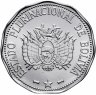 Купить Боливия 2 боливиано (bolivianos) 2017   "Дженовева Риос"