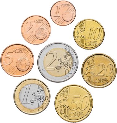 купить Словения набор монет евро 2007 (8 штук)