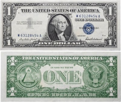 купить США 1 доллар 1957