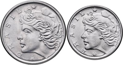 купить Бразилия набор из 2 монет 10 и 50 сентаво (centavos) 1978
