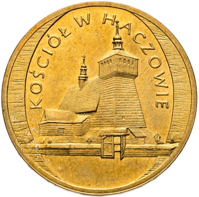 купить Польша 2 злотых 2006 "Памятники Польши - Церковь в Хачуве"