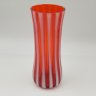 Купить Ваза цилиндрической формы с вертикальными полосами, стекло, сульфидно-цинковое, Стекольный завод «Красный май», СССР, 1960-1980 гг.