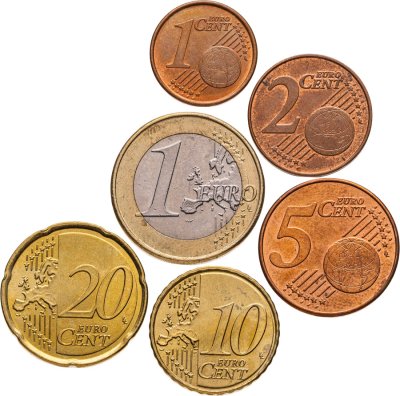 купить Кипр набор монет евро 2008-2020 (6 штук)