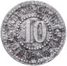 Купить Германия "Мюльхаузен" 10 пфеннигов 1917 нотгельд