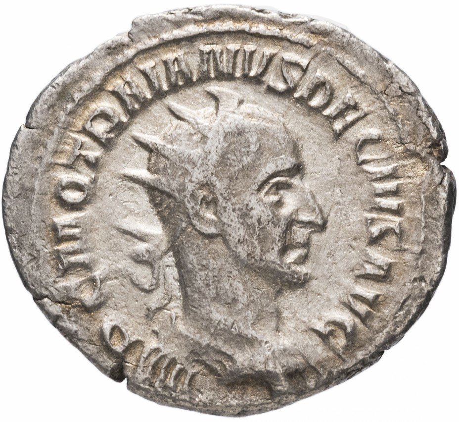 купить Римская Империя Траян Деций 248-251гг антониниан (реверс: Абунданция стоит влево)