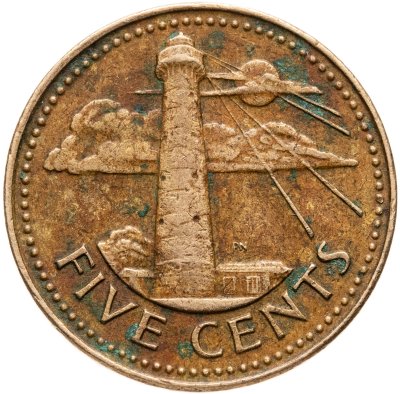купить Барбадос 5 центов (cents) 1979