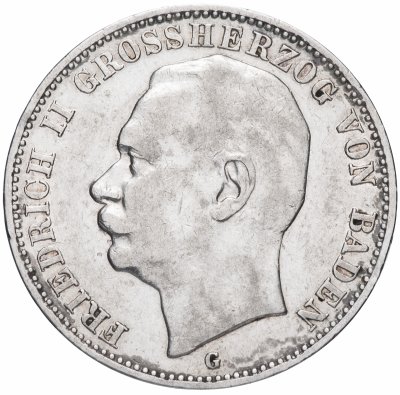 купить Германская империя (Баден) 3 марки 1908