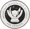 Купить Демократическая Республика Конго 240 франков 2012 "Китайский гороскоп - Год дракона. Удача"