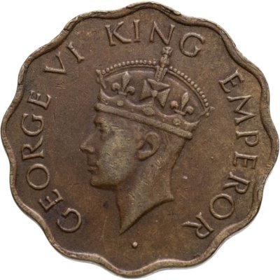 купить Британская Индия 1 анна 1944