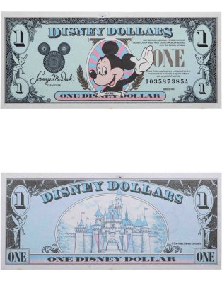 купить США 1 Дисней доллар 1990 Серия DA