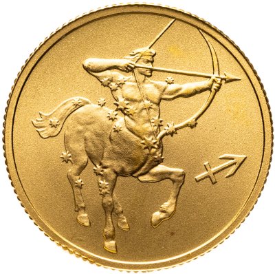 купить 25 рублей 2002 СПМД UNC "Знаки Зодиака - стрелец"