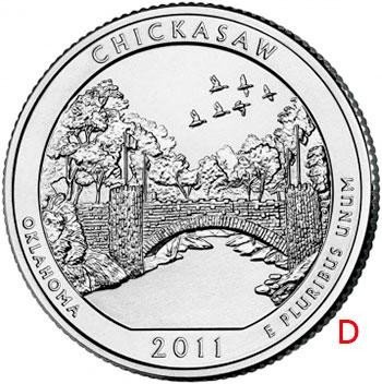 Купить США 25 центов (квотер) 2011 D — Рекреационная зона Чикасо