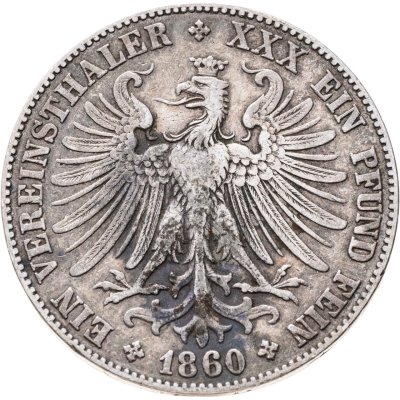 купить Франкфурт 1 талер 1860