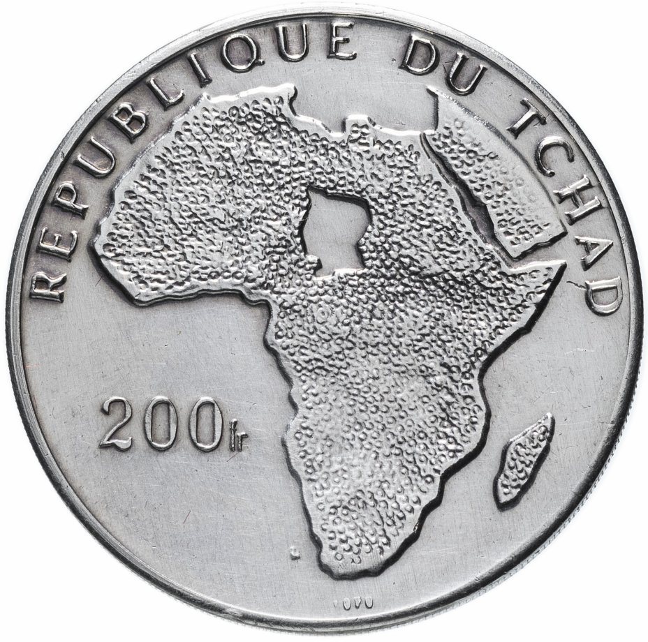 купить Республика Чад 200 франков 1970