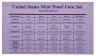 Купить США годовой набор монет 1989 S (5 монет в футляре, с сертификатом)