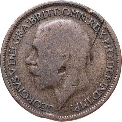 купить Великобритания 1/2 пенни (penny) 1925