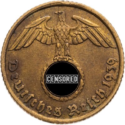 купить Германия (Третий Рейх) 5 рейхспфеннигов 1939 "А"
