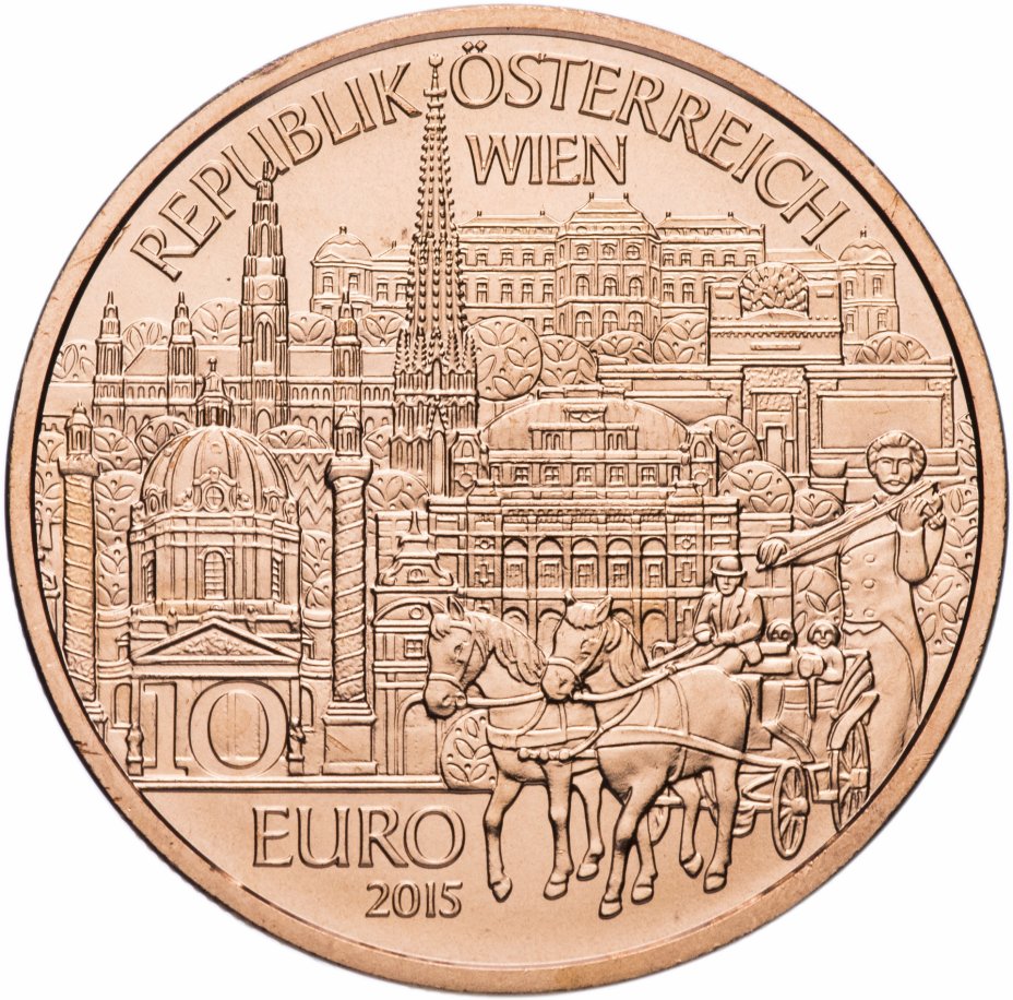 купить Австрия 10 евро 2015 Вена