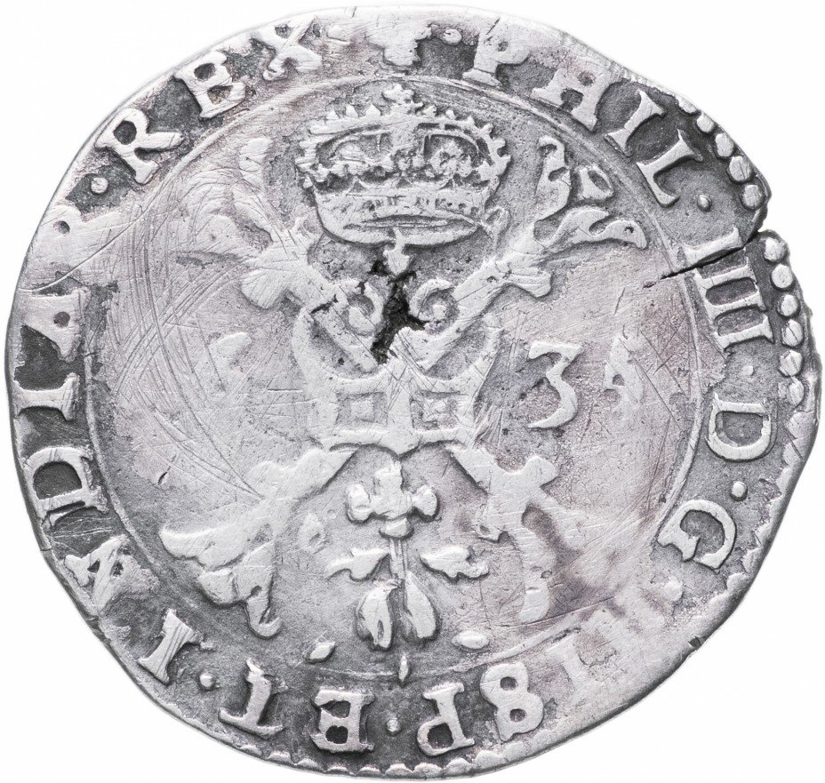 купить Испанские Нидерланды 1 патагон (талер) 1635