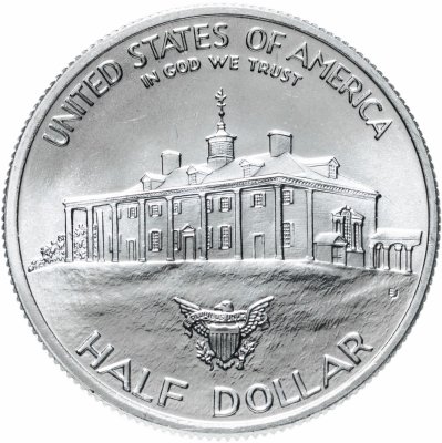 купить США 50 центов (1/2 доллара, half dollar) 1982 "250 лет со дня рождения Джорджа Вашингтона" Знак монетного двора "D" - Денвер