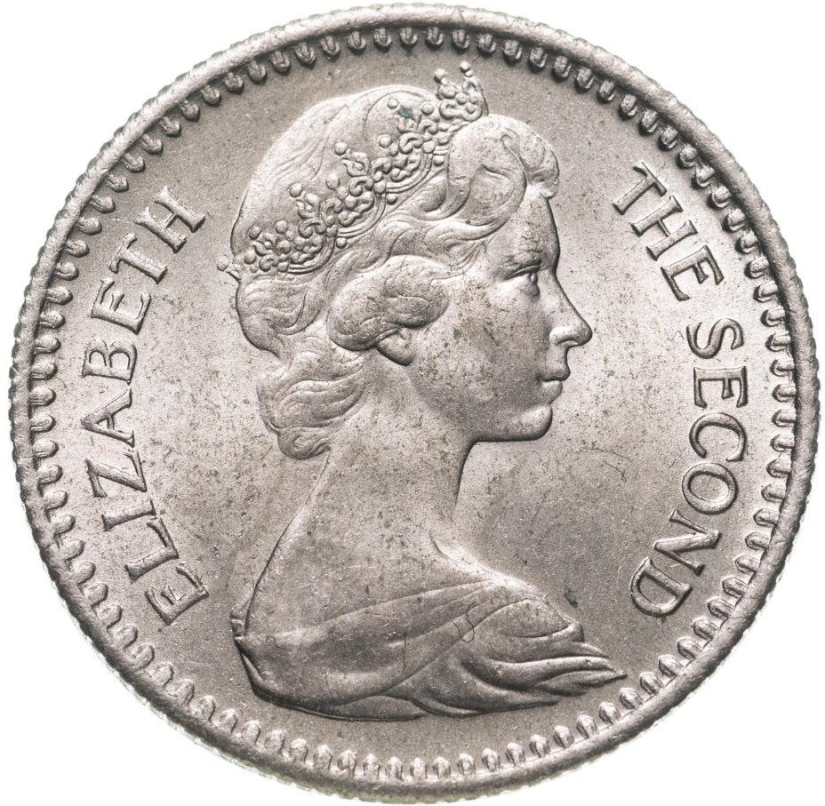 Монета родезия 1 шиллинг (shilling) - 10 центов (cents) 1964 стоимостью ...