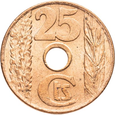 купить Испания 25 сентимо (centimos) 1938