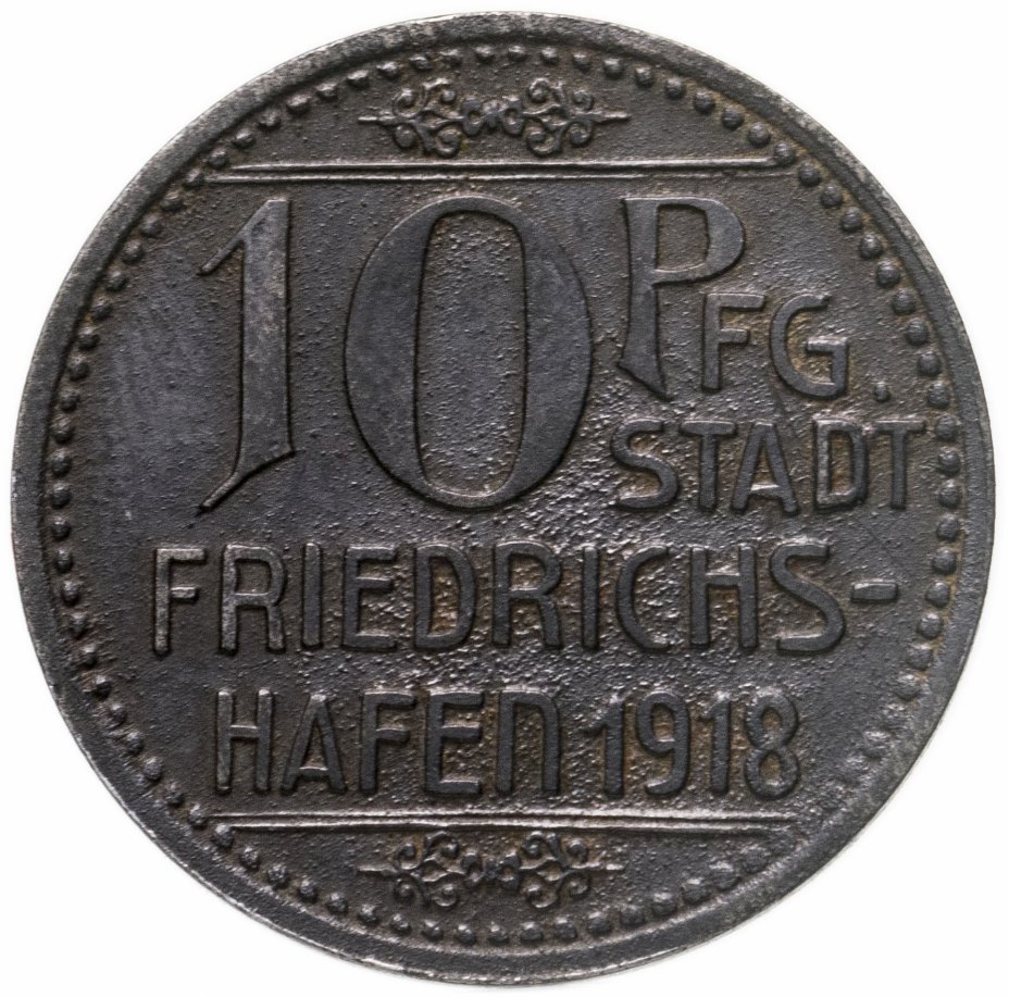 купить Германия (Фридриксхафен) нотгельд 10 пфеннигов 1918