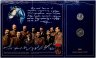 Купить Набор монет ММД 2001 "40 лет полета Гагарина" в буклете