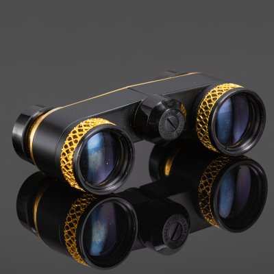 купить Бинокль театральный "Manon" в оригинальном футляре, Eschenbach Optik, металл, золочение, стекло, кожа, Германия, 1960-1980 гг.