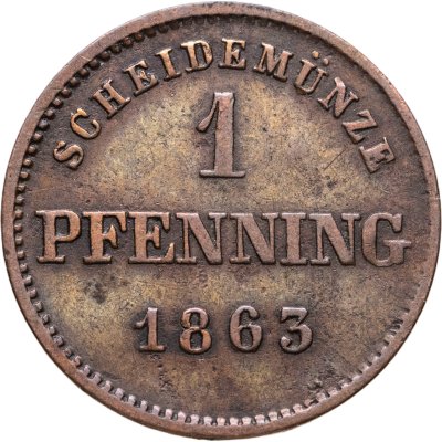 купить Бавария 1 пфенниг 1863