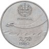 Купить Португалия 2,5 евро 2014 "100 лет Военной авиации Португалии" Самолет