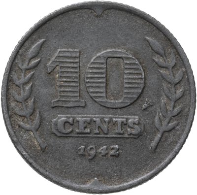 купить Нидерланды 10 центов (cents) 1942