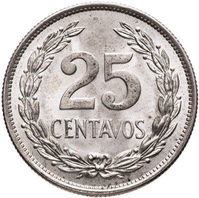 купить Сальвадор 25 сентаво (centavos) 1943
