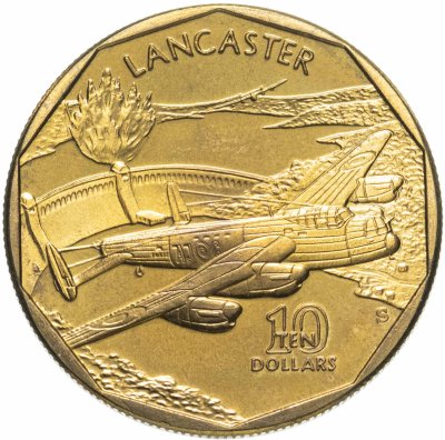 купить Маршалловы Острова 10 долларов 1991 "Avro Lancaster"