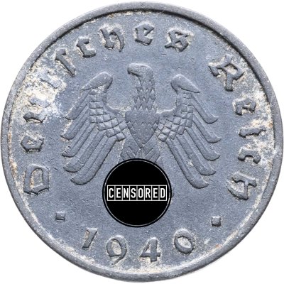 купить Германия, Третий рейх 10 рейхспфеннигов (reichspfennig) 1940 двор А