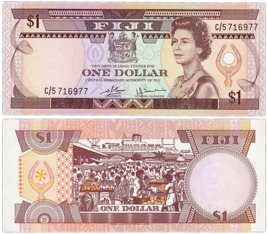 купить Фиджи 1 доллар 1980 (Pick 76a)