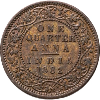 купить Индия (Британская) 1/4 анны 1882