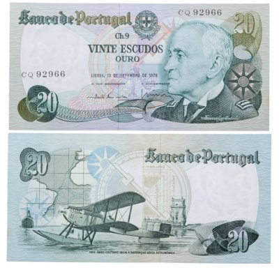 купить Португалия 20 эскудо 1978 год P-176a(6)