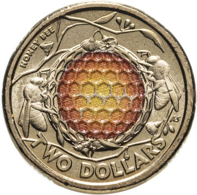 купить Австралия 2 доллара 2022 "Медоносная пчела"