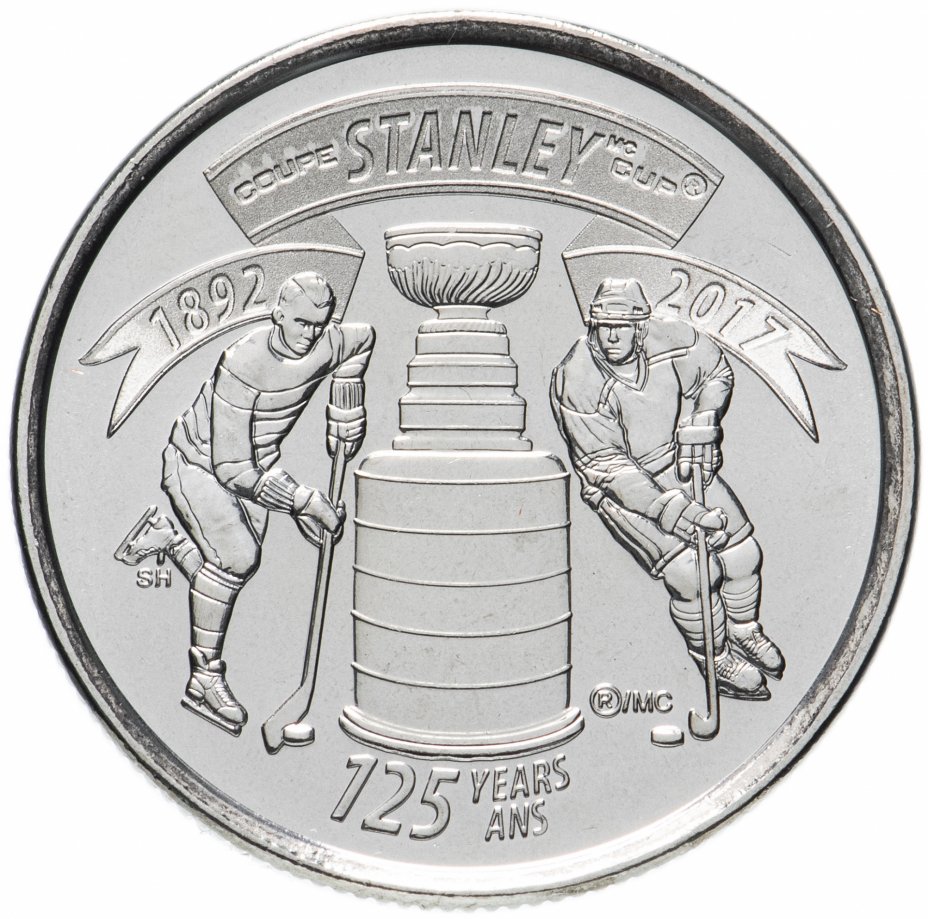 купить Канада 25 центов 2017 Кубок Стенли