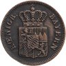 Купить Германия, Бавария 1 крейцер 1852