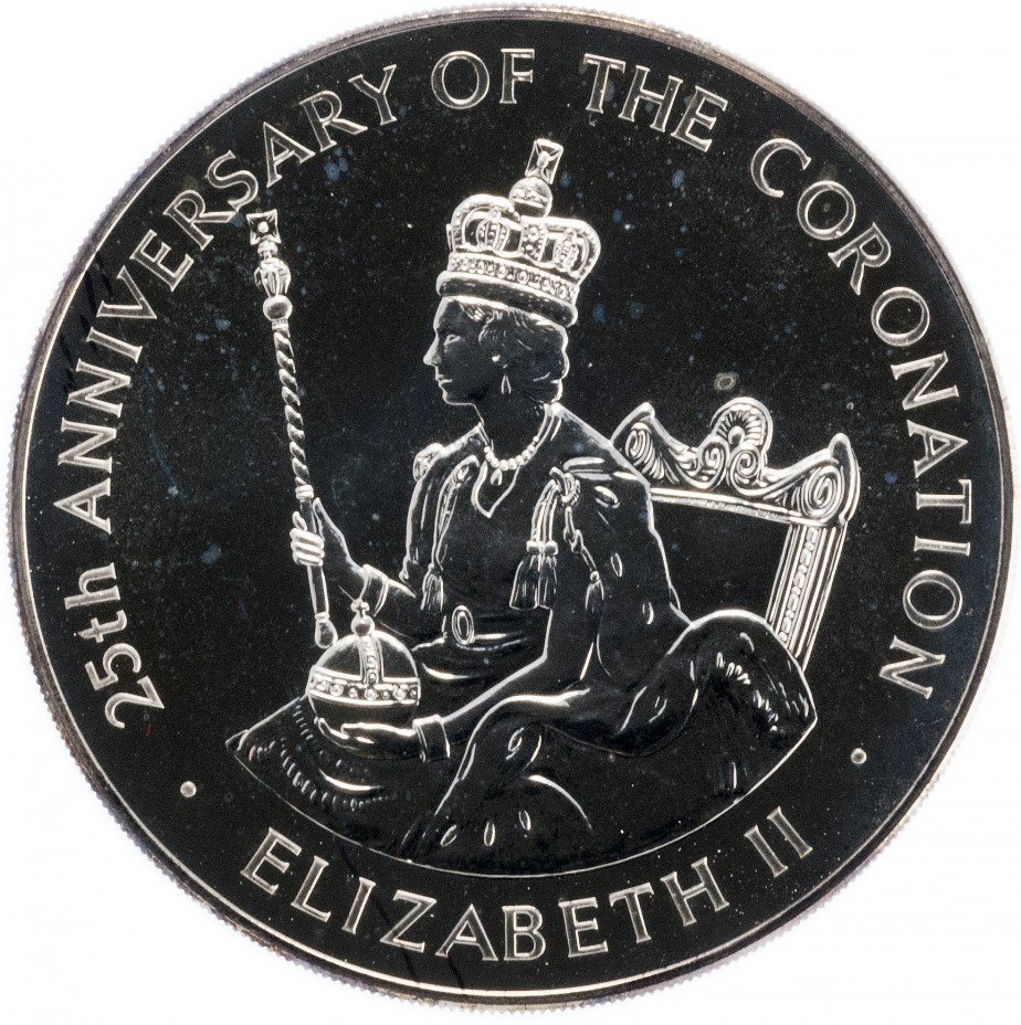 купить Ямайка 25 долларов 1978 Proof "25 лет коронации Елизаветы II"